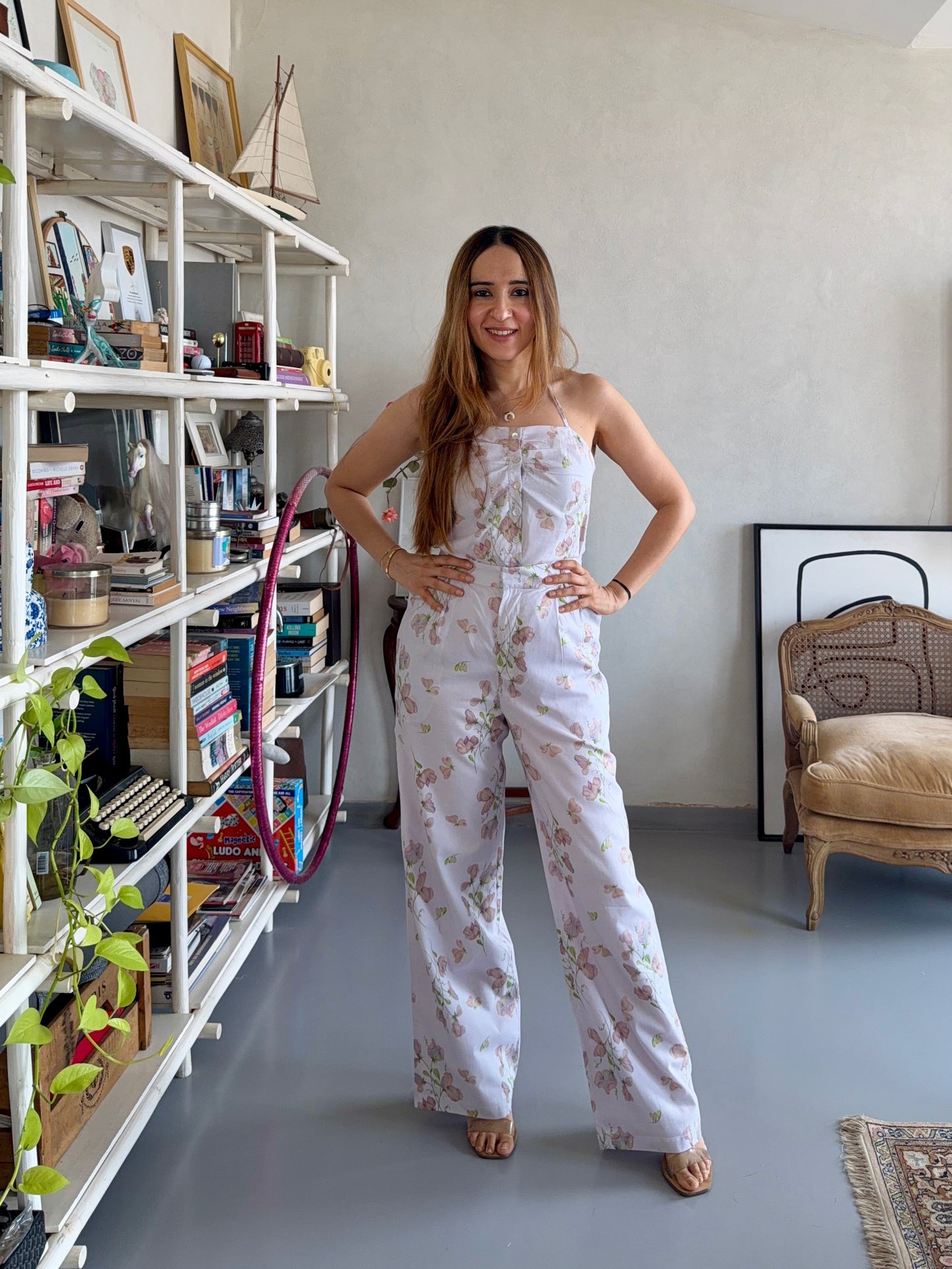 Sweet pea summer Halter neck set