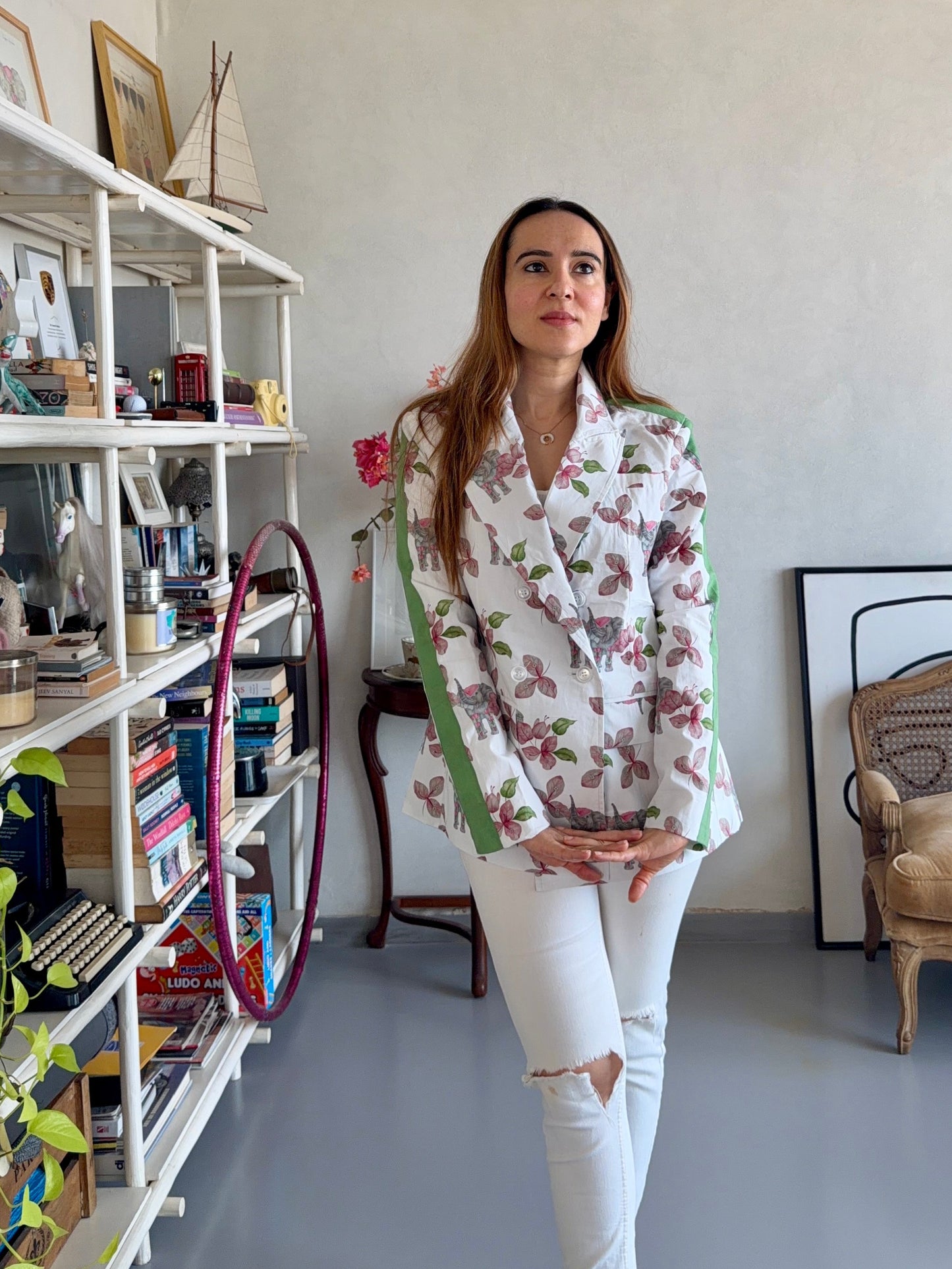 Jaipur Summer double breasted jacket