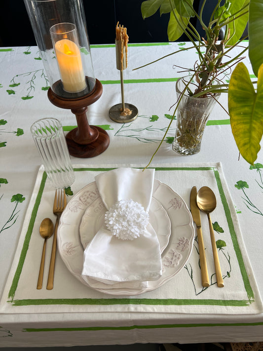 Greenflower Meadow Tablecloth