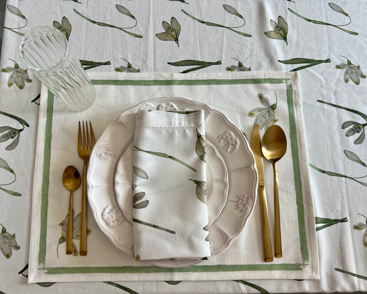 Snowflower Table mats