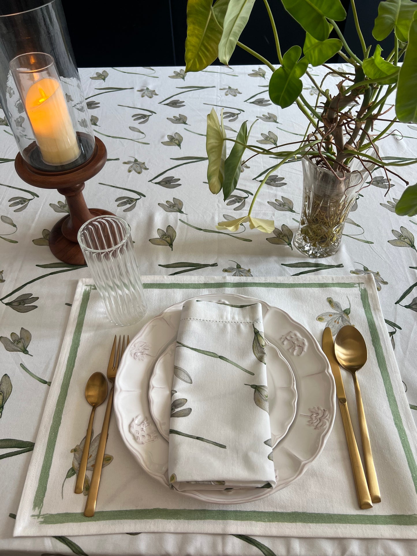 Snowflower Table mats